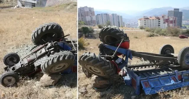 Tokat ta traktör devrildi: Yaralılar var Tokat Haberleri