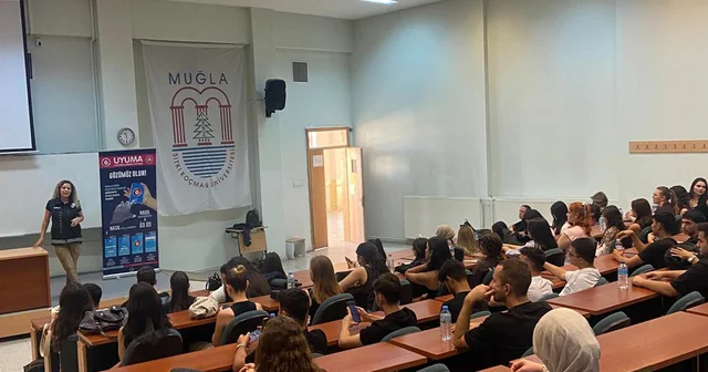 Muğla da üniversite öğrencilerine narkotik suçlarla mücadelenin önemi anlatıldı Muğla Haberleri