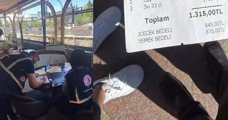 2 adet 0,33 santilitrelik su için 170 TL hesap alan işletme hakkında işlem başlatıldı