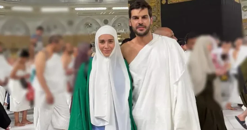Survivor yıldızının başörtülü fotoğrafı gündem oldu! Umreden paylaştı