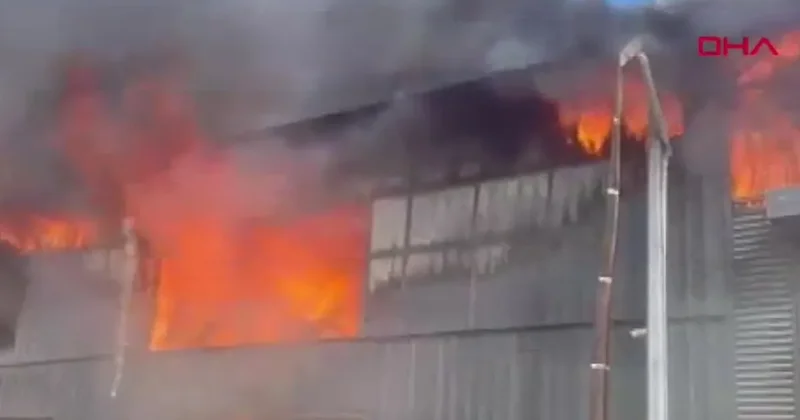 SON DAKİKA İstanbul Beylikdüzü nde yangın! Çok sayıda itfaiye sevk edildi