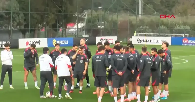 A Milli Futbol Takımı, Bulgaristan maçının hazırlıklarına başladı