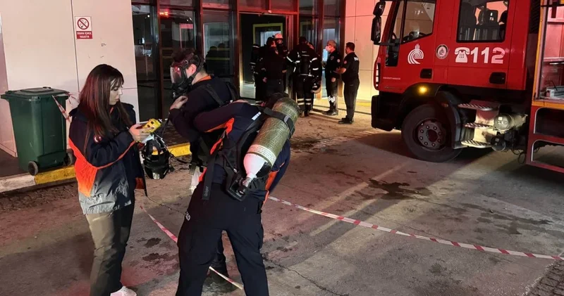 Son dakika Edirne Devlet Hastanesi nde yangın! Hastalar tahliye edildi