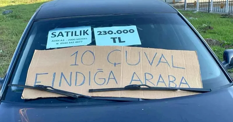 Fındıkla Araç Satışı İlgi Çekti