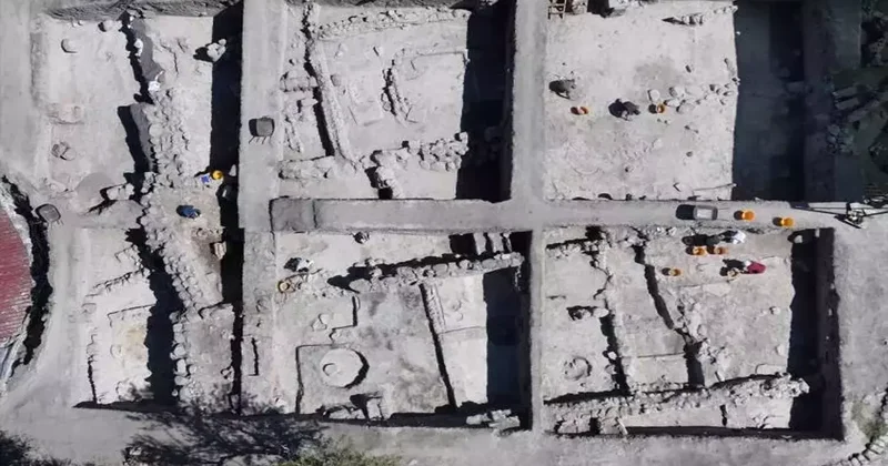 Tarih öncesi çağlara ait yerleşimin izleri gün yüzüne çıkarılıyor