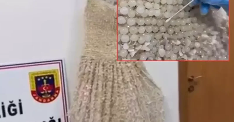 Ağızları açık bırakan olay! Gelinlikleri uyuşturucu ticareti için kullanmışlar