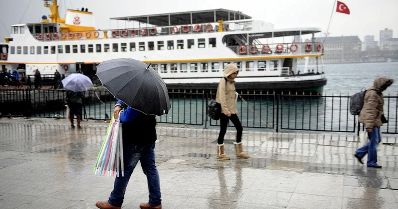 İstanbul ve çevre iller için sağanak uyarısı