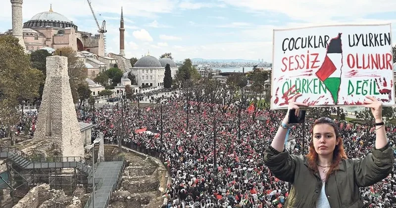 Gazze için tek yürek