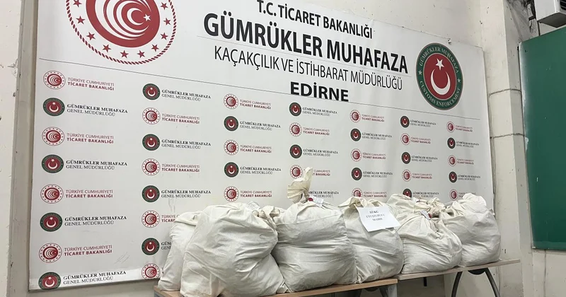 Kapıkule de tır dorsesine gizlenmiş 113 kilogram uyuşturucu ele geçirildi