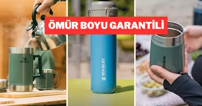 Ömür boyu garantili Stanley termoslar indirimde