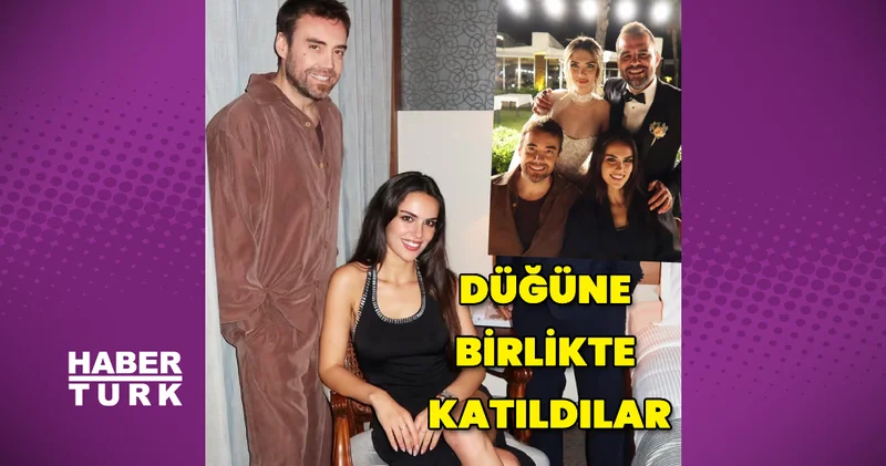 Murat Dalkılıç ve Özgü Kaya arkadaşlarının düğününe birlikte katıldı Magazin haberleri