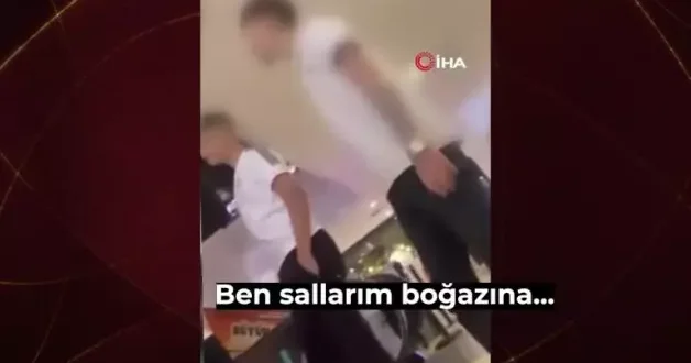 Çıkartırsam gırtlağına sallarım...AVM de dehşet anları kamerada