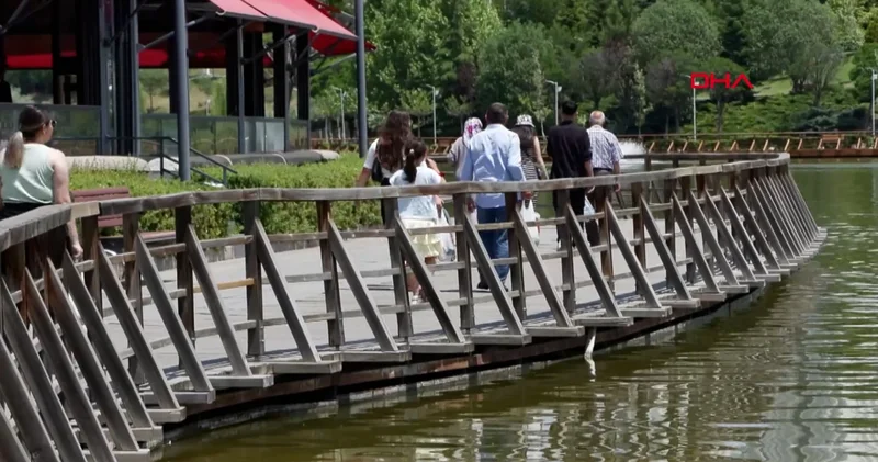 Ankara da park ve mesire yerlerinde bayram hareketliliği