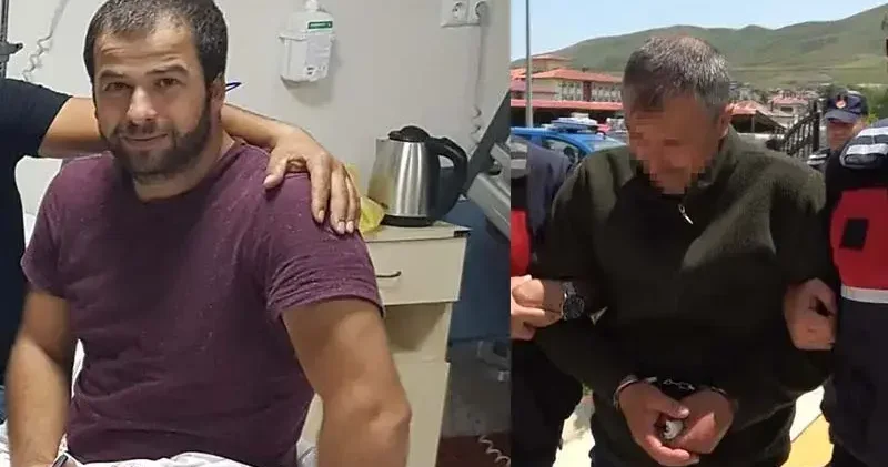 Kardeşini öldürüp, kendi oğlu ve diğer kardeşini yaralayan eski muhtar adliyede