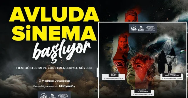 Avluda Sinema Günleri başlıyor Kültür Sanat Haberleri