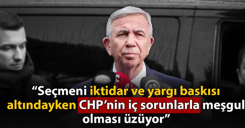 Yavaş: Seçmeni iktidar ve yargı baskısı altındayken CHP’nin iç sorunlarla meşgul olması üzüyor