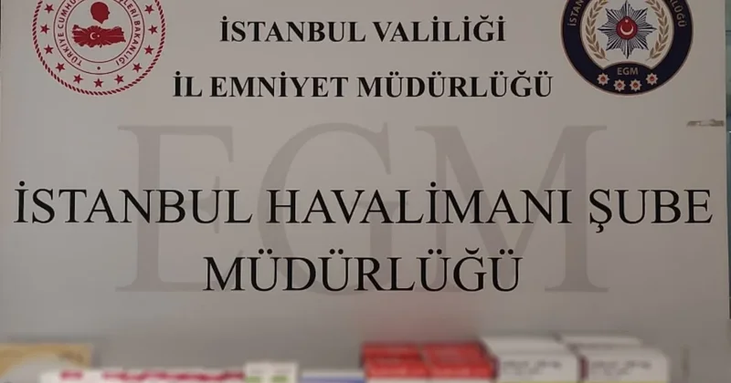 İstanbul Havalimanında 12 milyon liralık kaçak ilaç operasyonu Sözcü Gazetesi