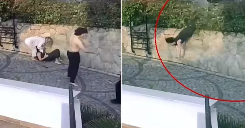 Doktorun 1,5 metreden ittiği kadın hastanede yaşam savaşı veriyor