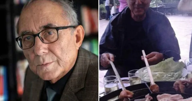 Canlıları keserek bayram olmaz diyen ünlü yazar Ataol Behramoğlu nun barbekü partisi görüntüleri olay oldu Aktüel Haberleri