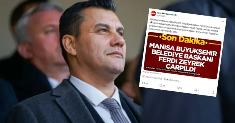 Yeni Akit ten tepki çeken Ferdi Zeyrek paylaşımı Sözcü Gazetesi