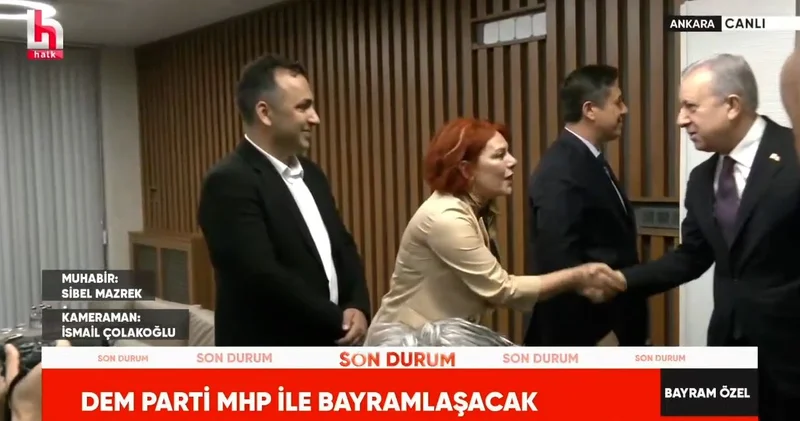 DEM Parti ye ilk bayram ziyareti MHP den oldu