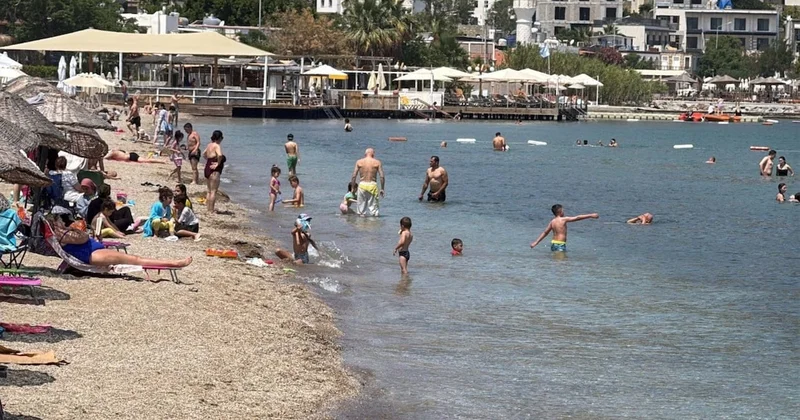 Bodrum da plajlarda bayram yoğunluğu Sözcü Gazetesi