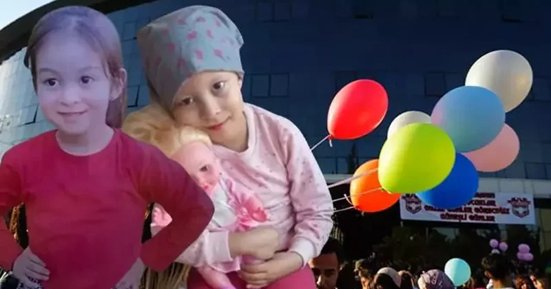 Gökyüzüne balon bırakma isteği yerine getirilmişti: Kanserler mücadele eden 5 yaşındaki Elif Azra, hayatını kaybetti