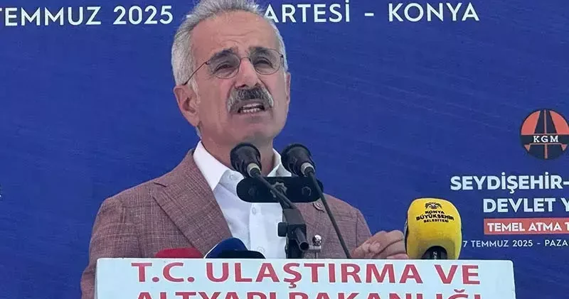 Bakan Uraloğlu: Seydişehir Bozkır yoluyla yıllık 175 milyon lira tasarruf edeceğiz