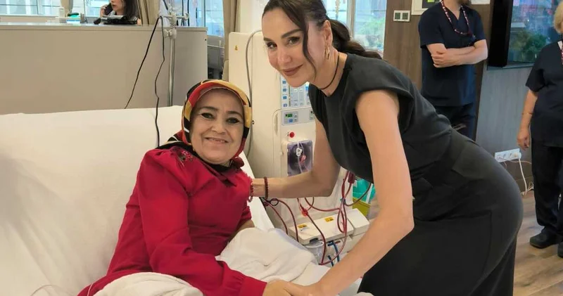 Eylem Şenkal dan Türk Böbrek Vakfı na sürpriz ziyaret: Diyaliz hastalarına moral oldu Magazin haberleri