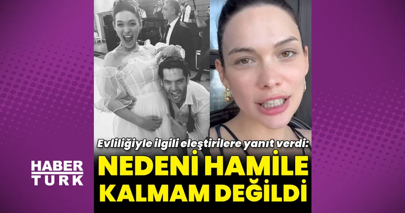 Beste Kökdemir: Evlenmemizin nedeni, hamile kalmam değil Magazin haberleri