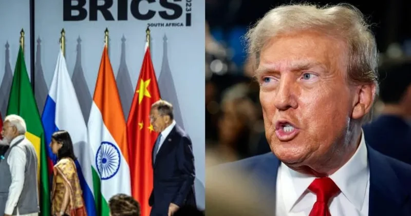 Trump tan BRICS in yanında yer alan ülkelere ekstra yüzde 10 gümrük vergisi tehdidi