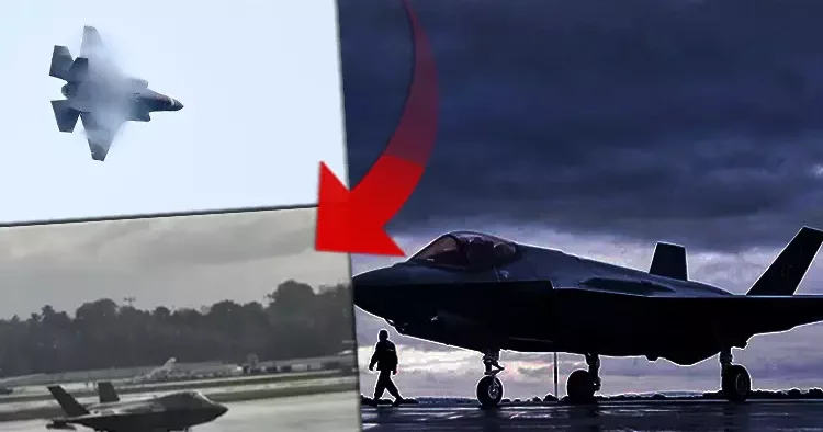 F 35 Hindistan da mahsur kaldı: Arızalanan uçağın sorunu anlaşılamadı