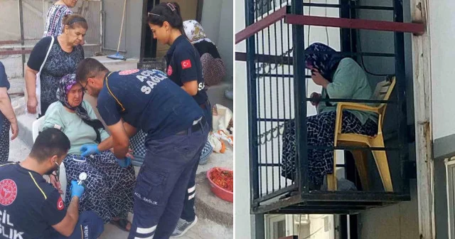 Binanın dışında bulunan asansörde mahsur kalan yaşlı kadını itfaiye kurtardı Hatay Haberleri