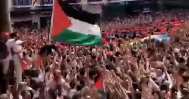 İspanya’da 1 milyon kişi festivali bırakıp “Özgür Filistin” diye bağırdı VİDEO İZLE
