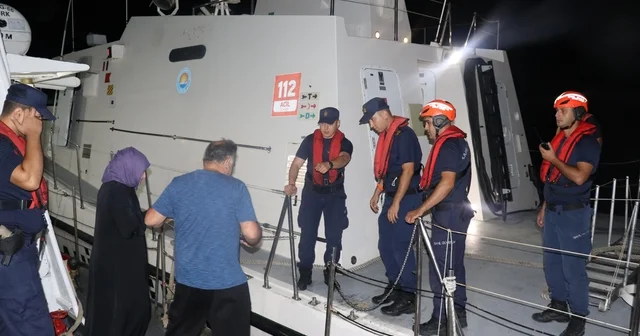 Gökçeada ve Bozcaada daki hastaların yardımına Sahil Güvenlik yetişti Çanakkale Haberleri