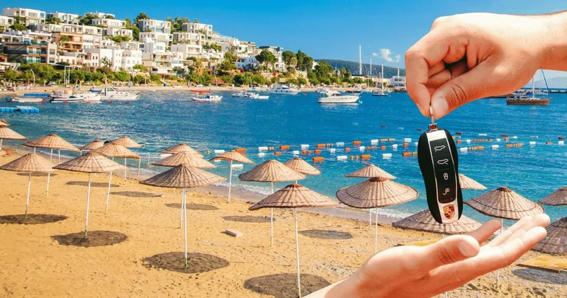 Bodrum a arabasıyla giden yandı: Günlük 1000 lira park ücreti