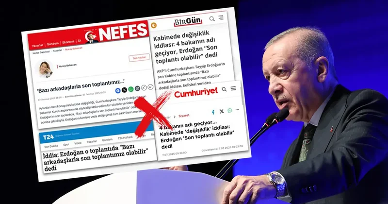 DMM den açıklama: Başkan Erdoğan “Bazı arkadaşlarla son toplantımız olabilir” demedi!