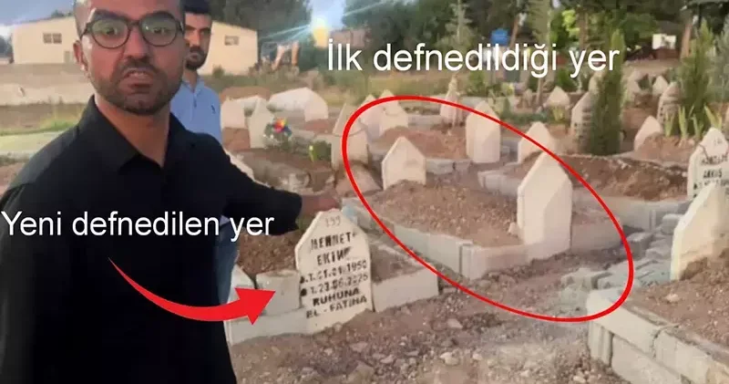 Batman’da cenazeyi çıkarıp yandaki mezara defneden işçilerin iş akdi sonlandırıldı
