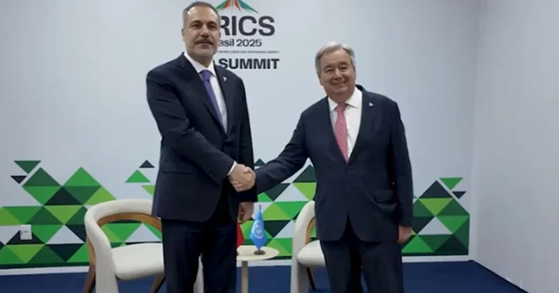Bakan Fidan, Guterres ile görüştü Sözcü Gazetesi