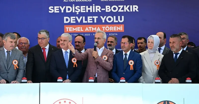 Seydişehir Bozkır Devlet Yolu’nun temeli atıldı! Seyahat süresi 10 dakika kısalacak