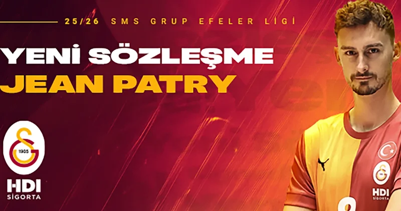 Galatasaray, Fransız voleybolcu Jean Patry nin sözleşmesini uzattı