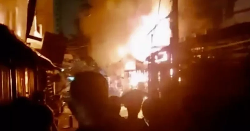 Vietnam da yangın faciası! 2 si çocuk 8 kişi öldü