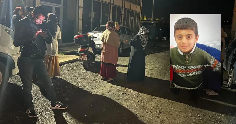 Kars ta kaybolan küçük Melih için ekipler harekete geçti