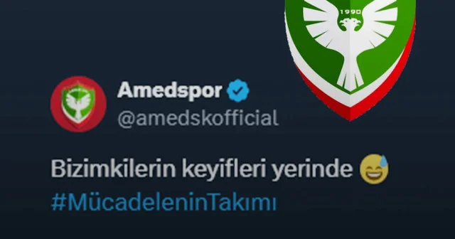 Amedspor’dan şehit haberinin ardından tepki çeken paylaşım: Bizimkilerin keyfi yerinde VİDEO İZLE