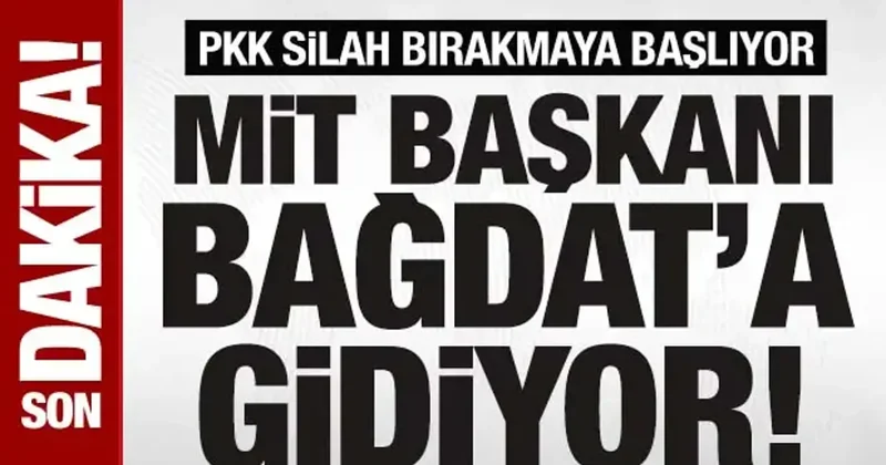 SON DAKİKA: MİT Başkanı Kalın, yarın Bağdat a gidiyor