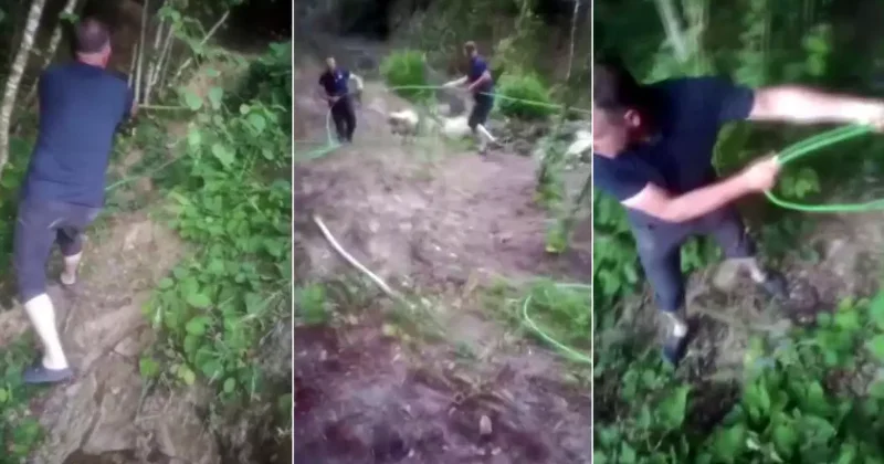Sakarya da bunu konuşuyor! Bahçesini sulamak için...