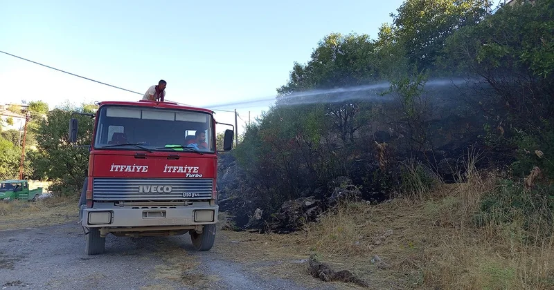Tunceli de korkutan yangın! Ekipler harekete geçti Sözcü Gazetesi