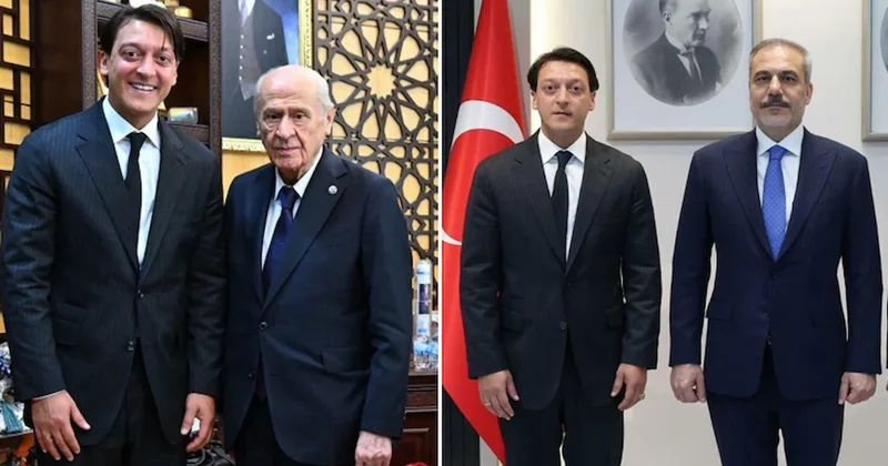 Mesut Özil, Devlet Bahçeli ve Hakan Fidan ı ziyaret etti Sözcü Gazetesi