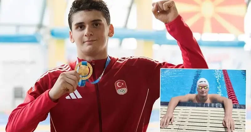 15 yaşında 46 Türkiye rekoru kırdı