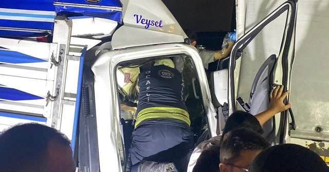 Kocaeli de kamyona çarpan kamyonetin şoförü öldü Kocaeli Haberleri